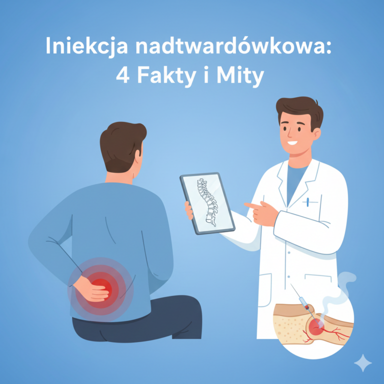 Iniekcja nadtwardówkowa – 4 fakty i mity o blokadzie kręgosłupa